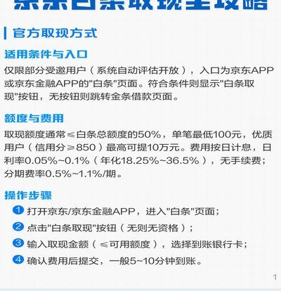 如何通过白条取现
